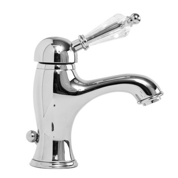 Смеситель для раковины Cezares Vintage хром, ручки рычаг - кристалл Swarovski (VINTAGE-LSM1-01-Sw) Смеситель для раковины Cezares Vintage хром, ручки рычаг - кристалл Swarovski (VINTAGE-LSM1-01-Sw)