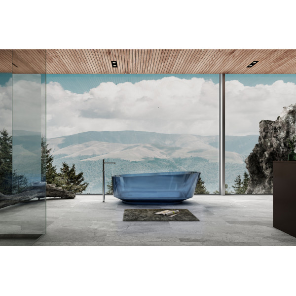 Ванна прозрачная Abber Kristall 170x80 синяя (AT9706Saphir) Ванна прозрачная Abber Kristall 170x80 синяя (AT9706Saphir)