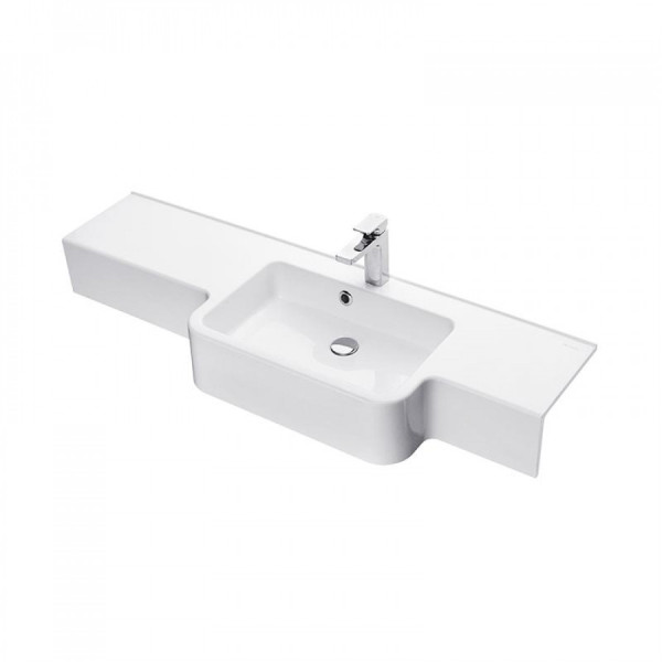 Раковина подвесная Aquaton Hotel 129x40,5x16,5 R белый (1.A709.9.31P.I01.P) Раковина подвесная Aquaton Hotel 129x40,5x16,5 R белый (1.A709.9.31P.I01.P)