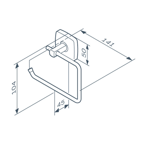 Держатель для туалетной бумаги AM.PM Gem (A9034122)