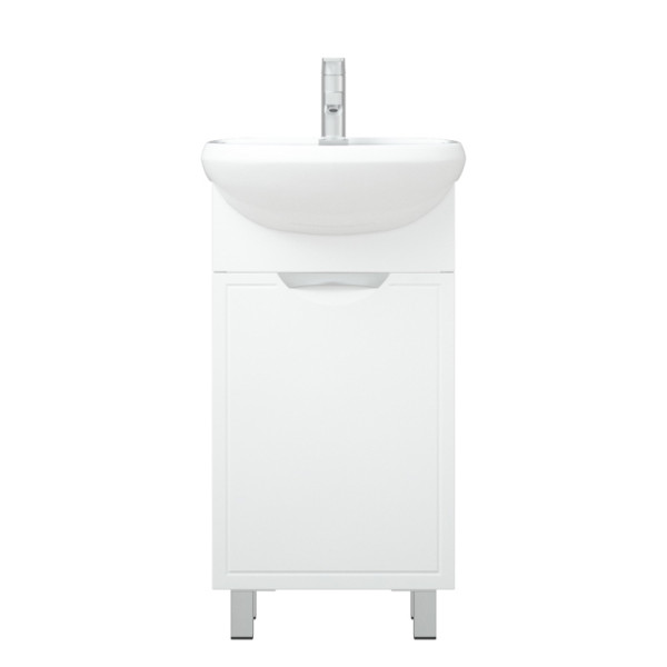 Тумба напольная Melodia Альфа 40 (Манго 40) 1 дверь белая (MFR80012WT)