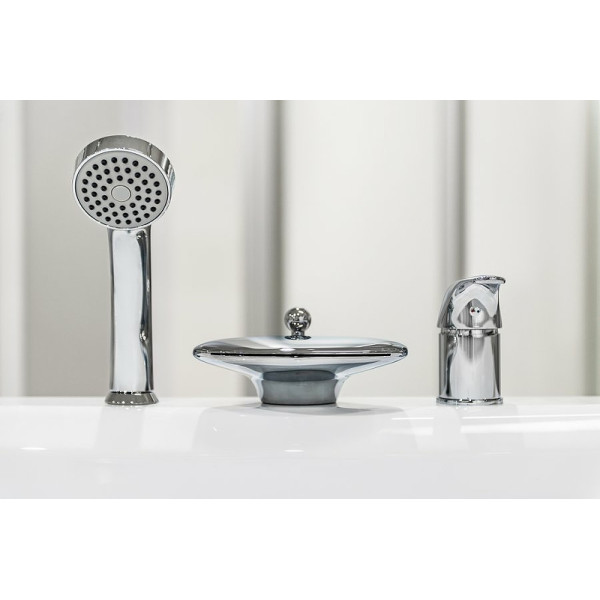 Смеситель на борт ванны Ravak Rosa RS 025.00 каскадный хром (X07P003)