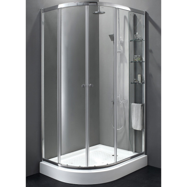 Душевой уголок Cezares Anima 120x100x200 стекло прозрачное, профиль хром (ANIMA-W-RH-2-120/100-C-Cr-R)