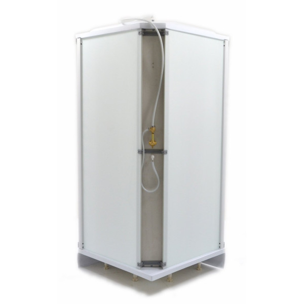 Душевая кабина Triton Стандарт Б 90х90 стекло полосы, c душевым набором ДН4