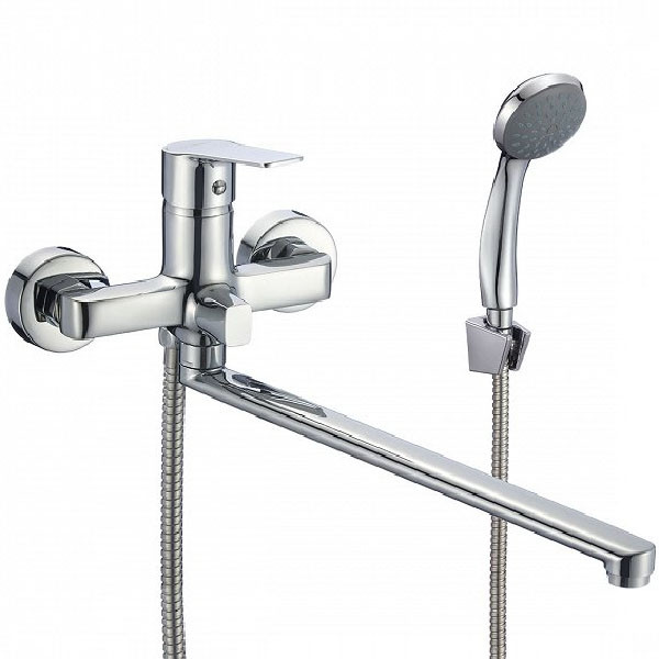 Смеситель для ванны и душа Milardo Helic с душевым комплектом, хром (HELSB02M10)