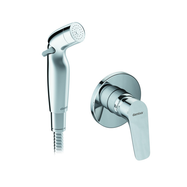 Смеситель для душа Damixa Jupiter монтируемый в стену с гиг. душем, хром (777510001) Смеситель для душа Damixa Jupiter монтируемый в стену с гиг. душем, хром (777510001)