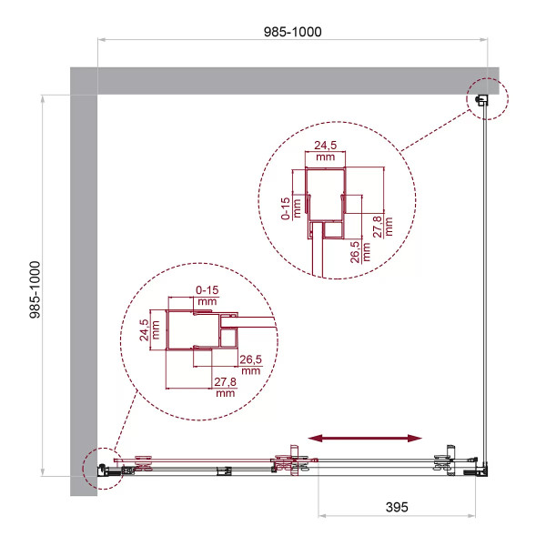 Душевой уголок BelBagno Luce 100x100x195 стекло прозрачное, профиль хром (LUCE-A-1-100/100-C-Cr) Душевой уголок BelBagno Luce 100x100x195 стекло прозрачное, профиль хром (LUCE-A-1-100/100-C-Cr)