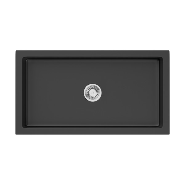 Мойка для кухни врезная Omoikiri Mikura 83-BL Natceramic/черный (4997081) Мойка для кухни врезная Omoikiri Mikura 83-BL Natceramic/черный (4997081)