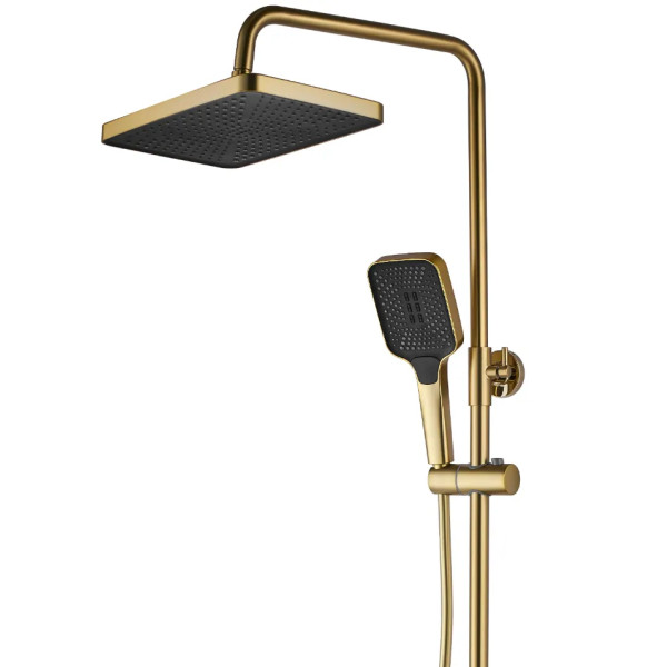 Душевая система термостатическая на четыре режима Rea Rob Gold mat (REA-P6623)