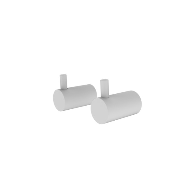 Крючок одинарный комплект сплав металлов Petite белый матовый Iddis (PET2WT2i41)