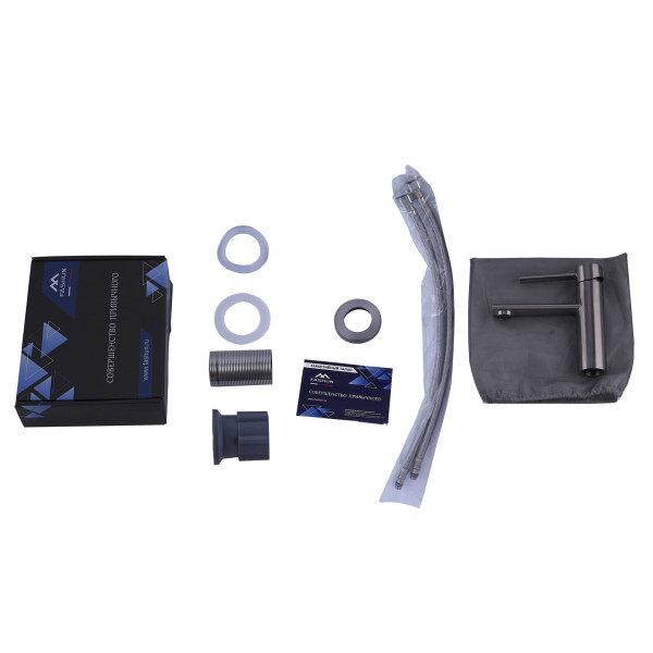 Смеситель для раковины Fashun сатин (A51134) Смеситель для раковины Fashun сатин (A51134)