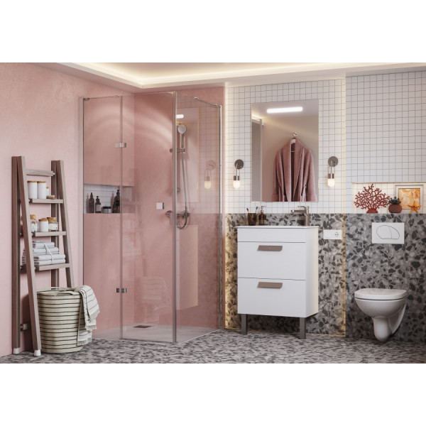 Душевая дверь Roca Metropolis 90x195 стекло прозрачное, профиль хром (7.MP34.0.901.2M) Душевая дверь Roca Metropolis 90x195 стекло прозрачное, профиль хром (7.MP34.0.901.2M)