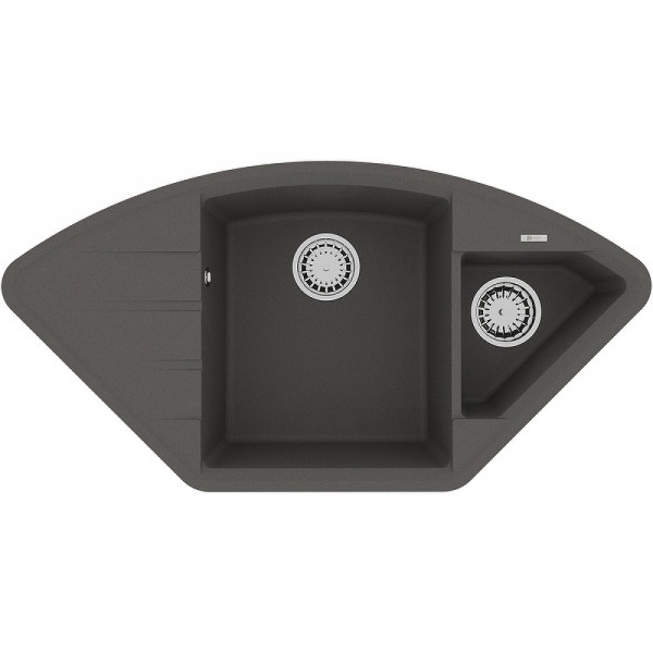 Мойка для кухни врезная Lemark Irkana 980 980x500 серый шелк (9910047)