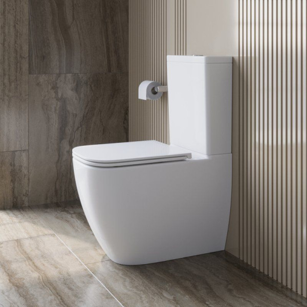 Унитаз-компакт BelBagno Luce безободковый (BB2197CP-TOR/SC/BB2197T)