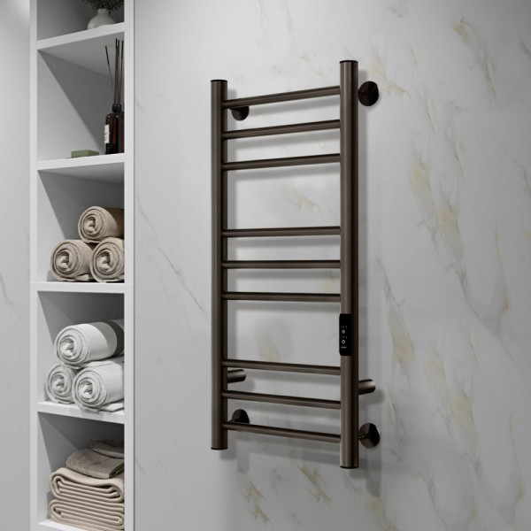 Полотенцесушитель электрический Indigo Line Trinity 700x300 таймер, унив.подкл.RxL, Gun Metal (LСLTE70-30GNSRt)