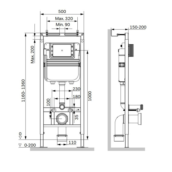 Инсталляция для подвесного унитаза AM.PM MasterFit (I012713)