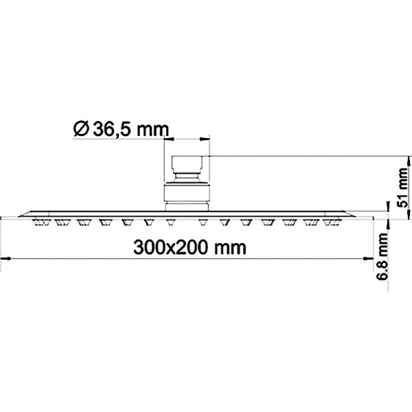 Душевая система WasserKRAFT хром (A171568 Thermo)