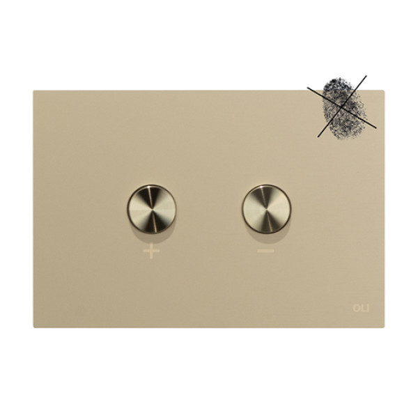 Клавиша смывная Oli Blink золото брашированное матовое (889872)