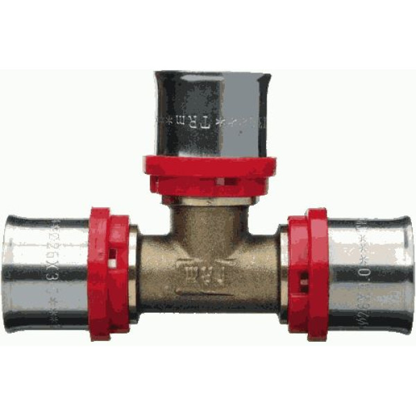 Тройник 26*26*26 TeRma (пресс, латунь) (02510) Тройник 26*26*26 TeRma (пресс, латунь) (02510)