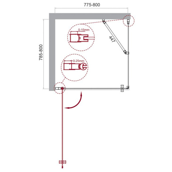 Душевой уголок BelBagno Etna 80x80 стекло прозрачное, профиль хром (ETNA-A-1-80-C-Cr) Душевой уголок BelBagno Etna 80x80 стекло прозрачное, профиль хром (ETNA-A-1-80-C-Cr)