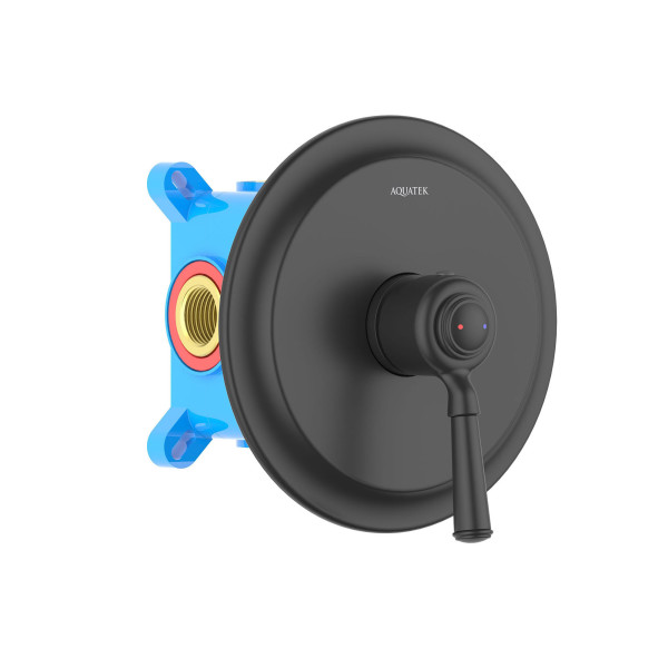 Смеситель для душа Aquatek Классик черный матовый (AQ1566MB) Смеситель для душа Aquatek Классик черный матовый (AQ1566MB)