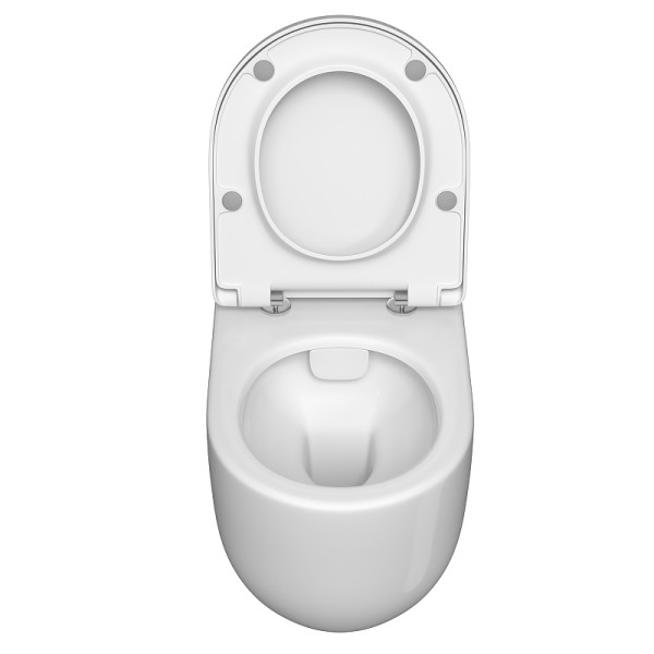 Унитаз подвесной Vitra Liquid подвесной без сиденья (7321B403-0075)