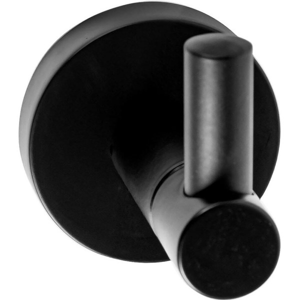 Крючок одинарный Rea mist Black mat черный матовый (REA-80022)