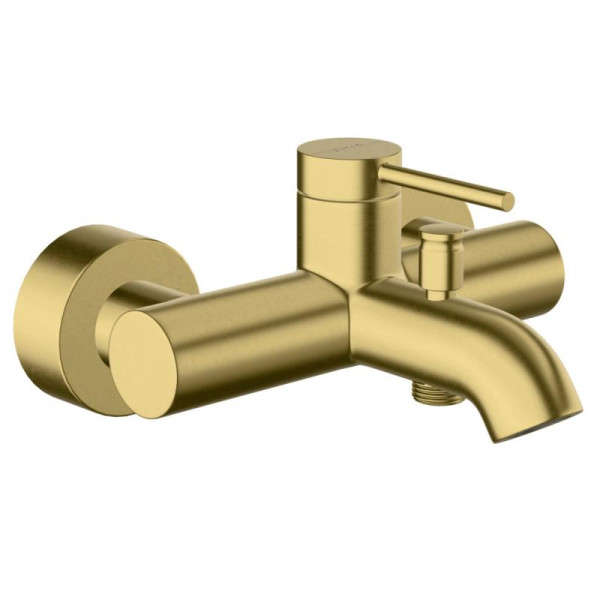 Смеситель для ванны и душа Vitra Minimax Round золотой (A4354825EXP)