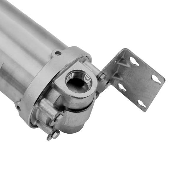 Фильтр колбовый Гидротек (HPS-10C-10SL 3/4") 3/4" 10SL со сливом (нержавеющая сталь, для холодной и горячей воды) (7002) Фильтр колбовый Гидротек (HPS-10C-10SL 3/4") 3/4" 10SL со сливом (нержавеющая сталь, для холодной и горячей воды) (7002)