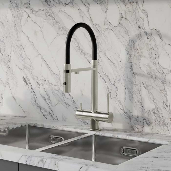 Смеситель для кухни Iddis Ace с фильтром и гибким изливом хром (ACEBNFFi05) Смеситель для кухни Iddis Ace с фильтром и гибким изливом хром (ACEBNFFi05)