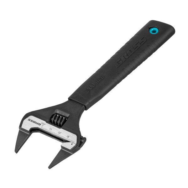 Ключ разводной 200 мм Gross (CrV, ультратонкие губки) (15573) Ключ разводной 200 мм Gross (CrV, ультратонкие губки) (15573)