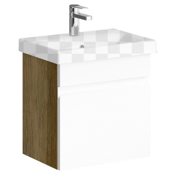 Тумба подвесная Aqwella Smart 500x510x380 дуб балтийский (SRT0105DB)