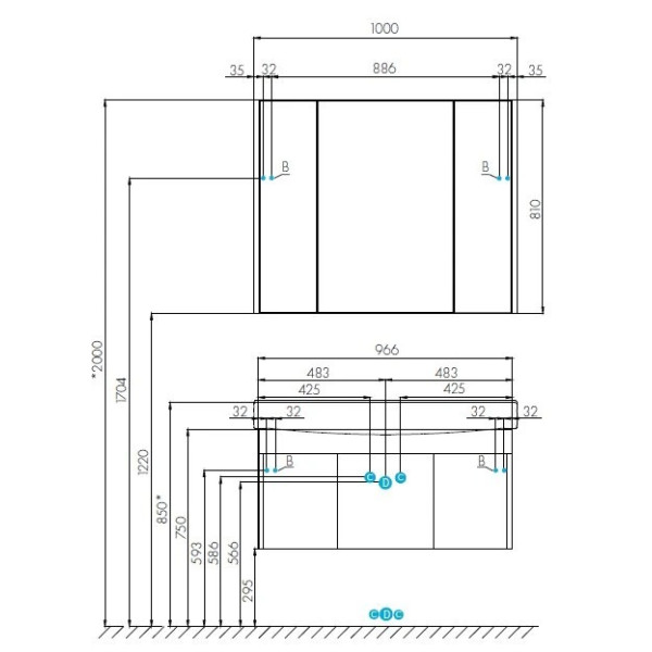 Тумба-умывальник Aquaton Беверли 100/1WH302502 Раковина Беверли 100 (1A2367K0BV010) Тумба-умывальник Aquaton Беверли 100/1WH302502 Раковина Беверли 100 (1A2367K0BV010)