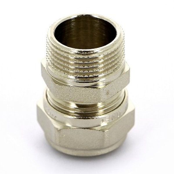 Соединение прямое Tiemme 20x1/2"Н (обжим) (1600007) Соединение прямое Tiemme 20x1/2"Н (обжим) (1600007)