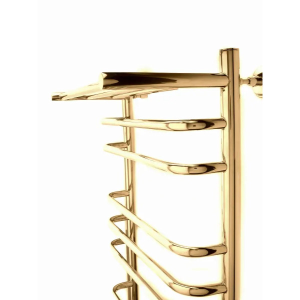 Полотенцесушитель водяной Indigo Brace 685x865 золото с полочкой к-3 (LBCW80-50GDPK3) Полотенцесушитель водяной Indigo Brace 685x865 золото с полочкой к-3 (LBCW80-50GDPK3)