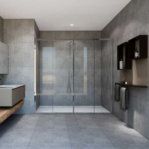 Душевая дверь Vincea Garda VDS-1G2 2000х1900 стекло шиншилла, профиль хром (VDS-1G2200CL) Душевая дверь Vincea Garda VDS-1G2 2000х1900 стекло шиншилла, профиль хром (VDS-1G2200CL)