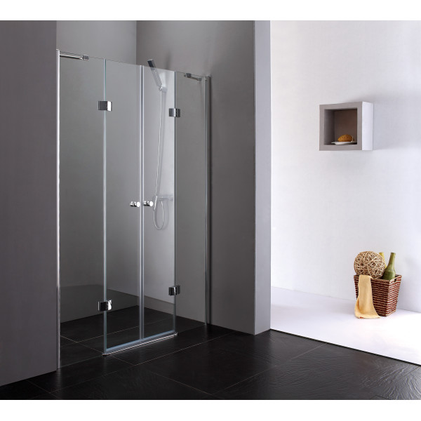 Душевая дверь Cezares Verona 200x195 стекло матовое, профиль хром (VERONA-W-B-22-200-P-Cr)