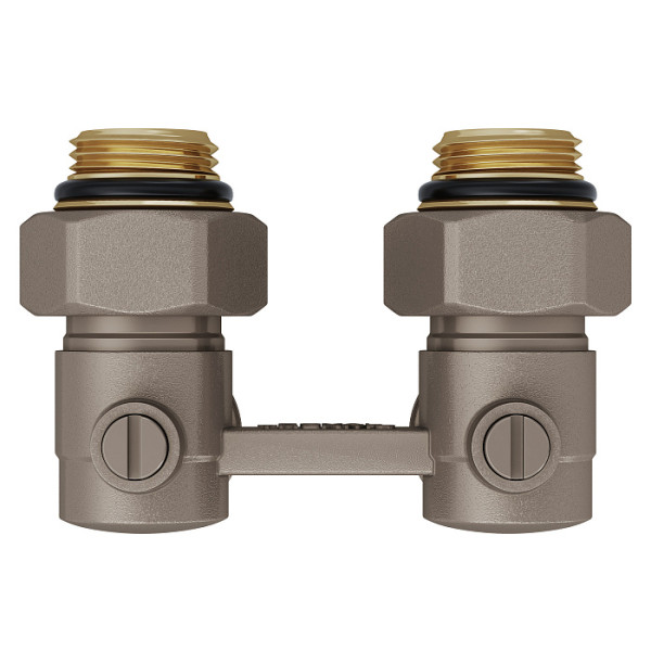 Фитинг двойной угловой со встроенным шаровым краном Royal Thermo 1/2"х3/4"EK (RTE 07.00002А) Фитинг двойной угловой со встроенным шаровым краном Royal Thermo 1/2"х3/4"EK (RTE 07.00002А)