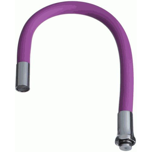 Излив гибкий Melodia фиолетовый 49см Melodia (20649P)