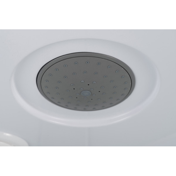 Душевая кабина Loranto 80x100x215 стекло матовое, профиль сатин (CS-5180-13R F)