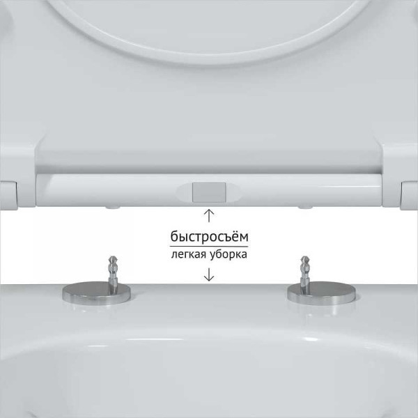 Комплект инсталляция с унитазом Berges NOVUM, кнопка F3, унитаз PUMA Rimless 51 см, сидение дюропласт Toma Slim SO (043269)