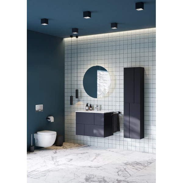 Инсталляция с унитазом Roca Meridian с сиденьем микролифт, с клавишей смыва хром глянцевый (7.8931.0.411.0)