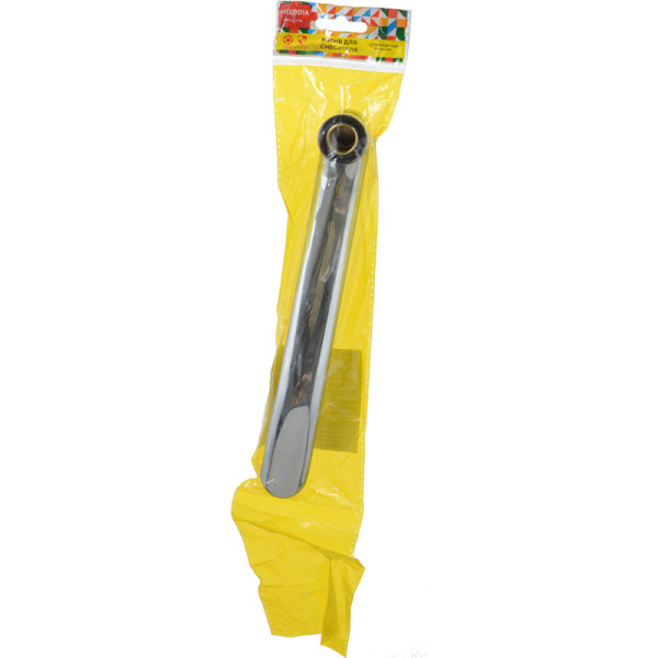 Излив Melodia для смесителя для ванны плоский S-образный с аэратором 20см (MKP20712P)