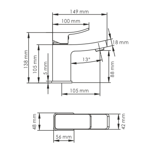 Смеситель для раковины WasserKRAFT Aller (1063)