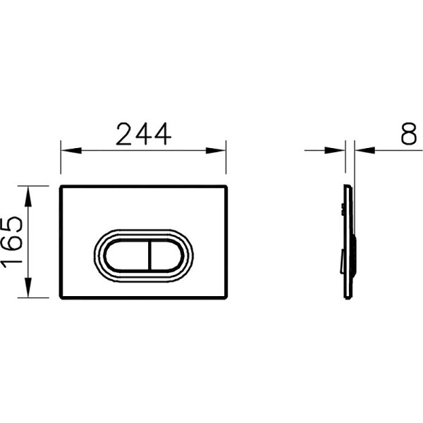 Комплект унитаз с инсталляцией Vitra Integra Round L-box матовый хром (9004B003-7202)