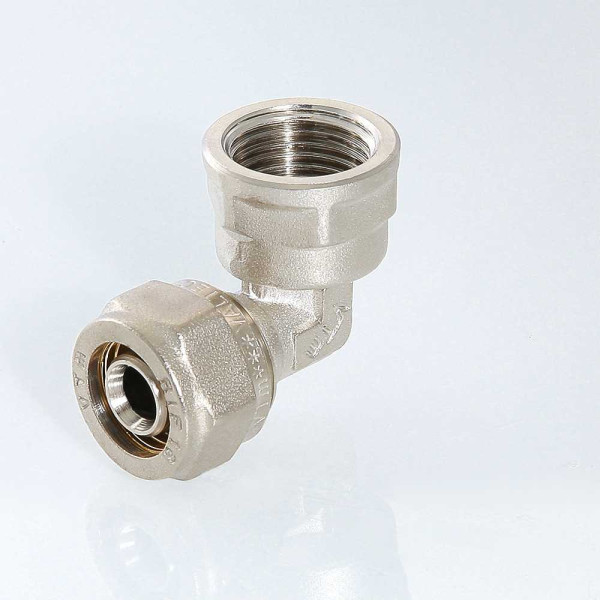 Соединение угловое 16*1/2"В Valtec (обжим) (VTm.352.N.001604) Соединение угловое 16*1/2"В Valtec (обжим) (VTm.352.N.001604)