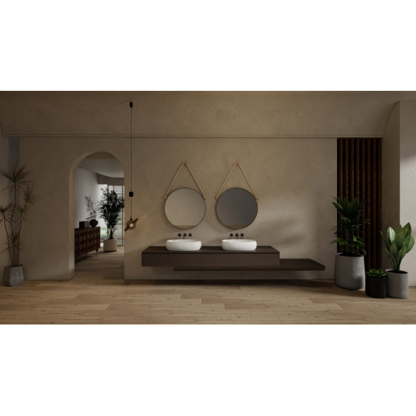 Раковина накладная Stein (белый матовый)