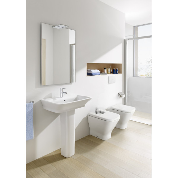 Инсталляция с унитазом Roca The Gap с сиденьем микролифт, с клавишей смыва хром глянцевый (7.8931.0.900.0)