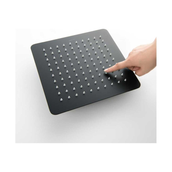 Верхний душ Aquatek 250*250*2 мм черный матовый (AQ2072MB)