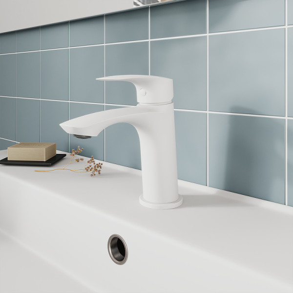 Смеситель для раковины Milardo Rora белый (RORWT00M01)